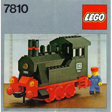push-along steam engine locomotive without motor