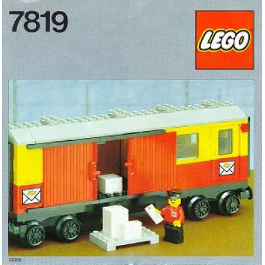 postal container wagon covered