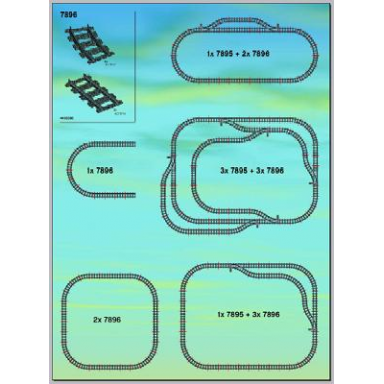 straight curved rails