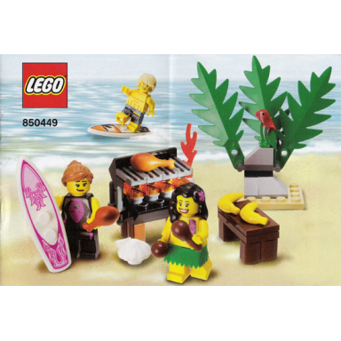 minifigure beach accessory pack blister pack