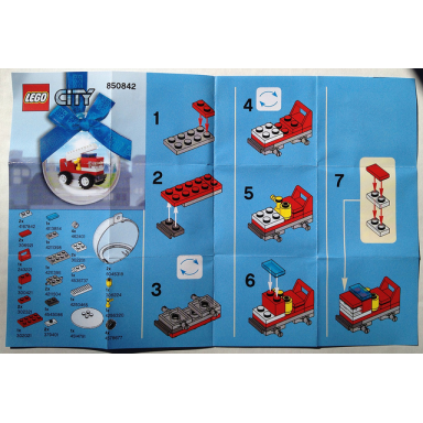 fire truck holiday bauble