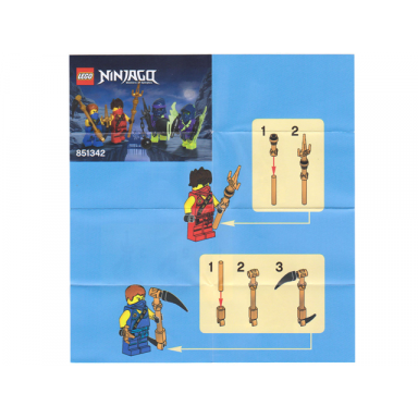 ninja army building set blister pack