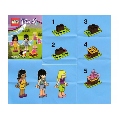 friends mini-doll campsite set blister pack