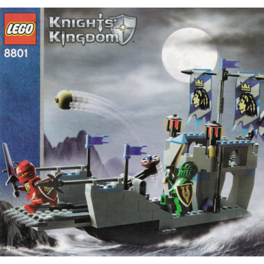 knights attack barge