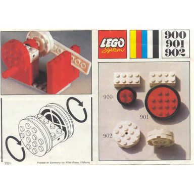 4 small wheels with accessories