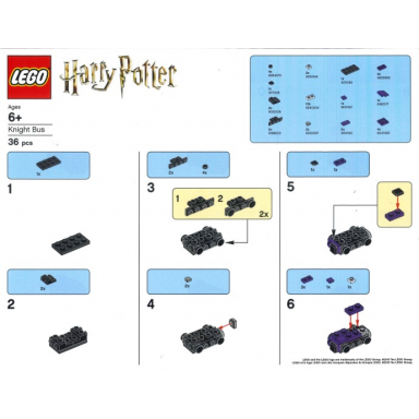 lego brand store exclusive build - harry potter knight bus