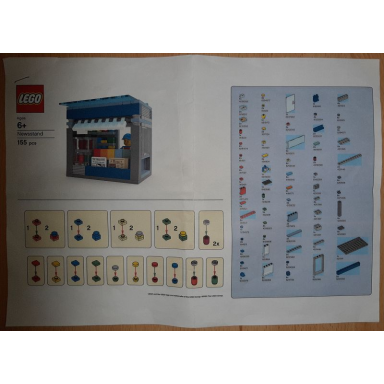 lego brand store exclusive build - newsstand