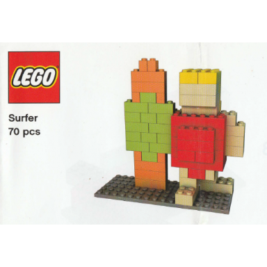 lego brand store pick-a-brick model - surfer