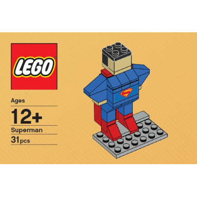 lego brand store exclusive build - superman