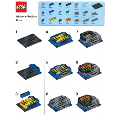 toys r us exclusive build - winners podium