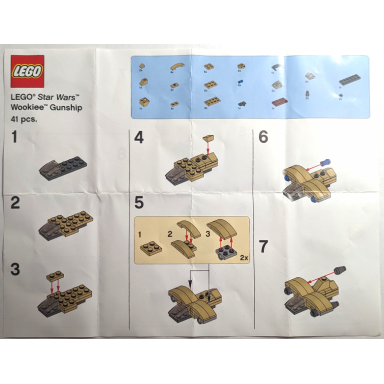 toys r us exclusive build - wookiee gunship