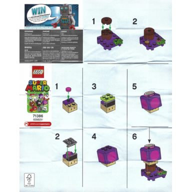poison mushroom super mario series 2 complete set