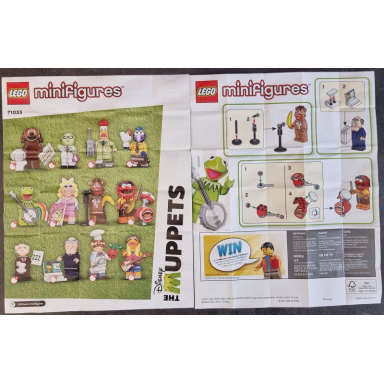 fozzie bear the muppets complete set with stand and accessories