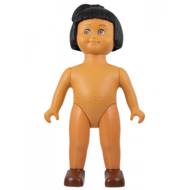 duplo figure doll marie large reddish brown shoes without clothes