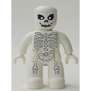 duplo figure lego ville skeleton