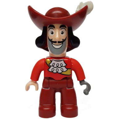 duplo figure lego ville never land pirates captain hook