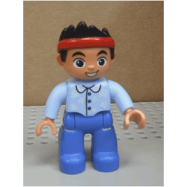 duplo figure lego ville never land pirates lost boy