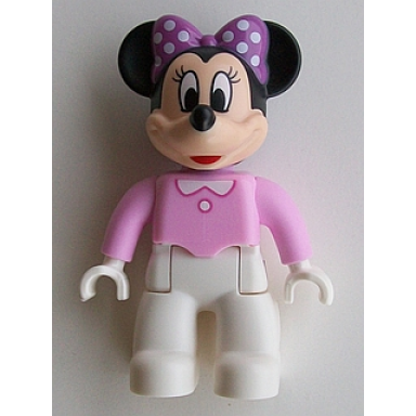 duplo figure lego ville minnie mouse bright pink top 6108824 6206107 6269179