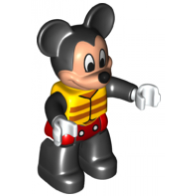 duplo figure lego ville mickey mouse life jacket