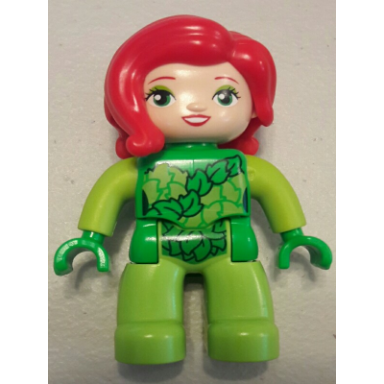 duplo figure lego ville poison ivy lime arms bright green hands