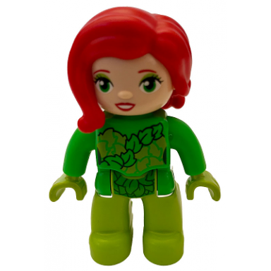 duplo figure lego ville poison ivy bright green arms lime hands