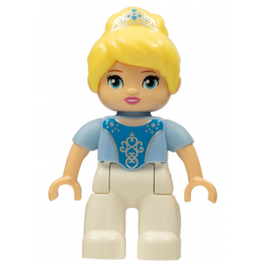 duplo figure lego ville disney princess cinderella tiara