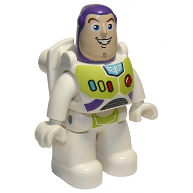 duplo figure lego ville male buzz lightyear with detailed suit