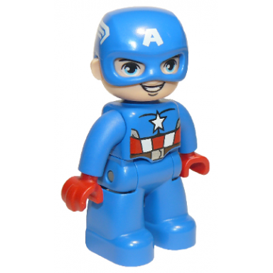 duplo figure lego ville captain america