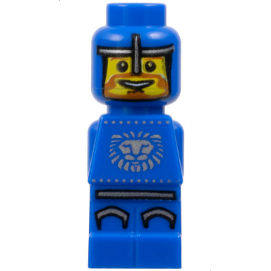 microfigure lava dragon knight blue
