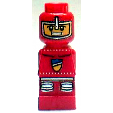 microfigure lava dragon knight red
