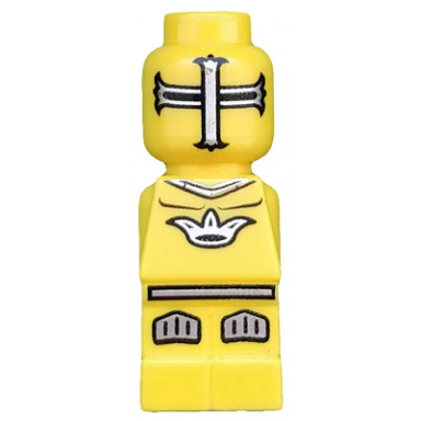 microfigure lava dragon knight yellow