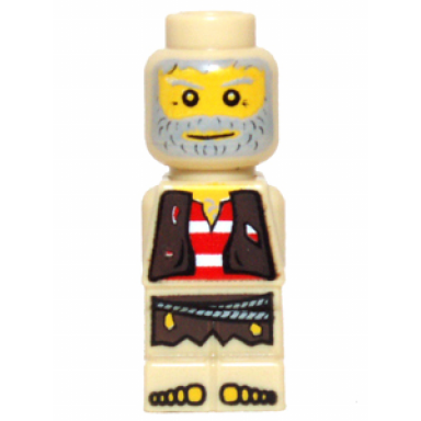 microfigure pirate plank pirate tan