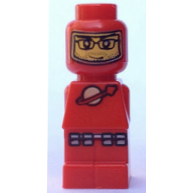 microfigure meteor strike astronaut red