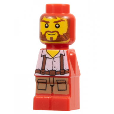 microfigure ramses return adventurer red