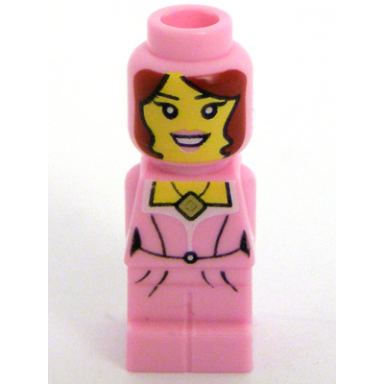 microfigure lego champion female pink dress