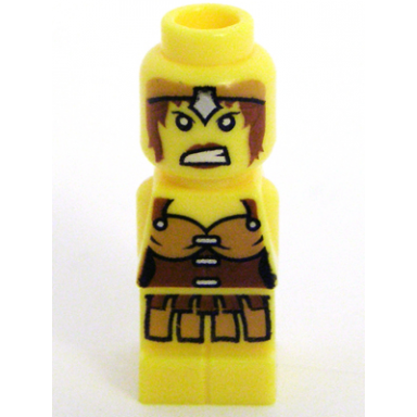 microfigure lego champion female yellow warrior