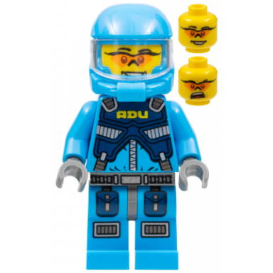 alien defense unit soldier 1 - dark bluish gray hips
