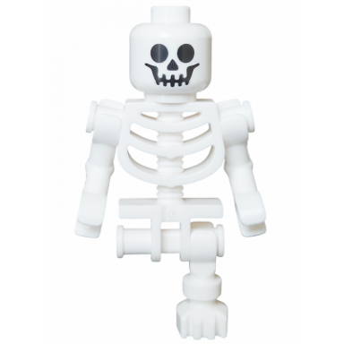 skeleton - standard skull bent arms horizontal grip single leg