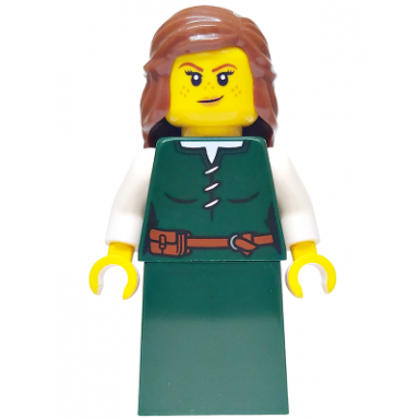 forest stronghold peasant - female
