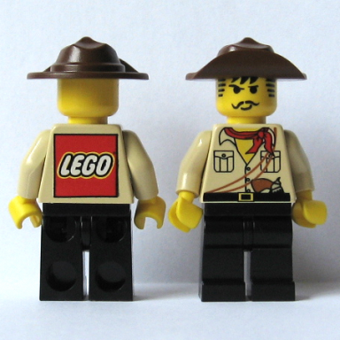 johnny thunder desert with lego logo on back