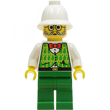 dr kilroy dr charles lightning - green and lime vest green legs white pith helmet
