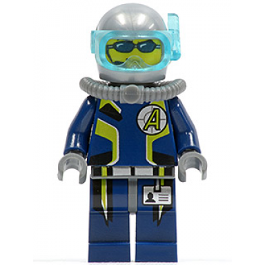 agent chase - diving gear - dual sided head