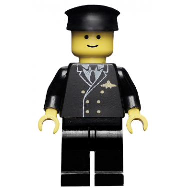 airport - pilot black legs black hat