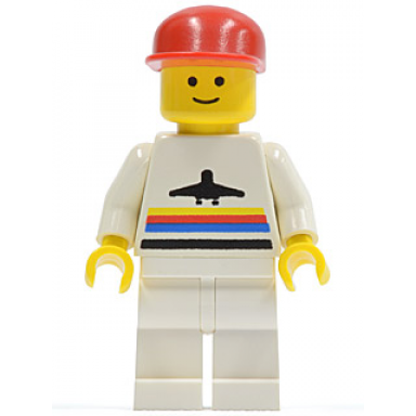 airport - classic white legs red cap