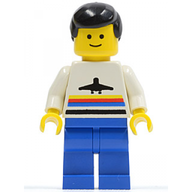 airport - classic blue legs black male hair