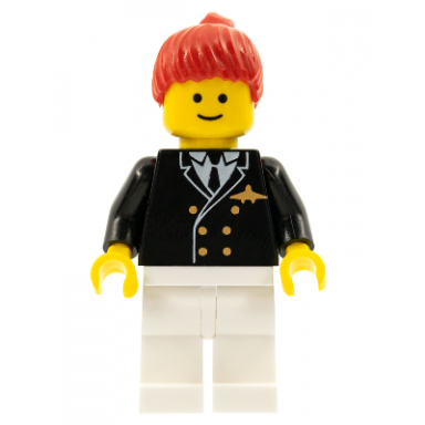 airport - pilot white legs red ponytail hair