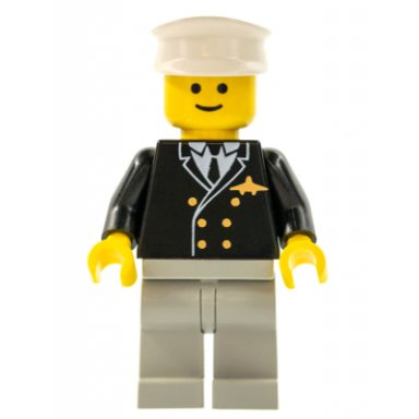 airport - pilot light bluish gray legs white hat