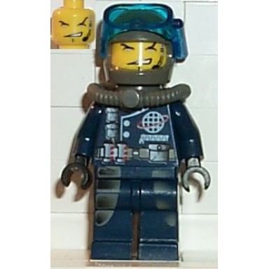 dash - mission deep sea trans-dark blue scuba mask