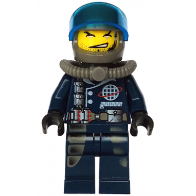 dash - mission deep sea trans-dark blue visor