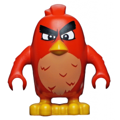 red annoyed left eyebrow raised
